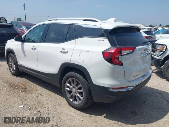 2023 GMC Terrain SLT z VIN 3GKALPEG4PL194415, wystawiony jako IAAI lot #42338108 z przebiegiem 51 966 mil mil oraz . Historia ofert i sprzedaży dostępna na DreamBid. Obrazek 3.