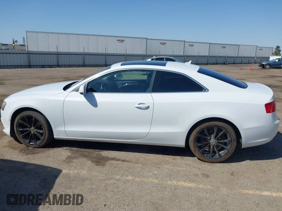 2014 Audi A5 Premium Plus with VIN WAULFAFR0EA039337, listed as a IAAI auction lot 42370262 with 106,097 mi miles and . Bid and sale history available at DreamBid. Image 14.