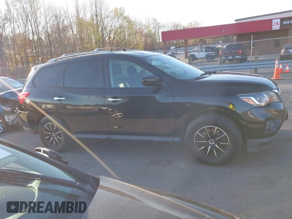 2018 Nissan Pathfinder S with VIN 5N1DR2MN0JC638981, listed as a IAAI auction lot 41823136 with 159,217 mi miles and . Bid and sale history available at DreamBid. Image 13.
