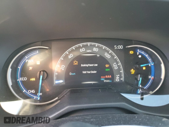 2023 Toyota RAV4 Hybrid XLE with VIN 2T3UWRFV2PW175962, listed as a Copart auction lot 66229195 with 9,944 mi miles and Salvage title. Bid and sale history available at DreamBid. Image 9.