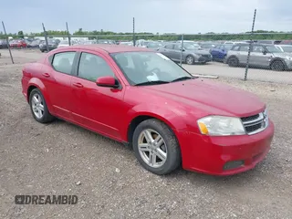 2012 Dodge Avenger SXT z VIN 1C3CDZCBXCN156478, wystawiony jako IAAI lot #42282423 z przebiegiem 199 870 mil mil oraz . Historia ofert i sprzedaży dostępna na DreamBid. Obrazek 1.