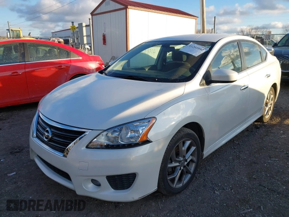 2013 Nissan Sentra S with VIN 3N1AB7AP2DL622579, listed as a IAAI auction lot 41202092 with 60,707 mi miles and . Bid and sale history available at DreamBid. Image 17.