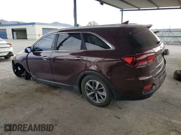 2019 Kia Sorento EX Sport V6 with VIN 5XYPH4A59KG462398, listed as a Copart auction lot 82901194 with 63,812 mi miles and Salvage Title. Bid and sale history available at carsss.com. Image 2.
