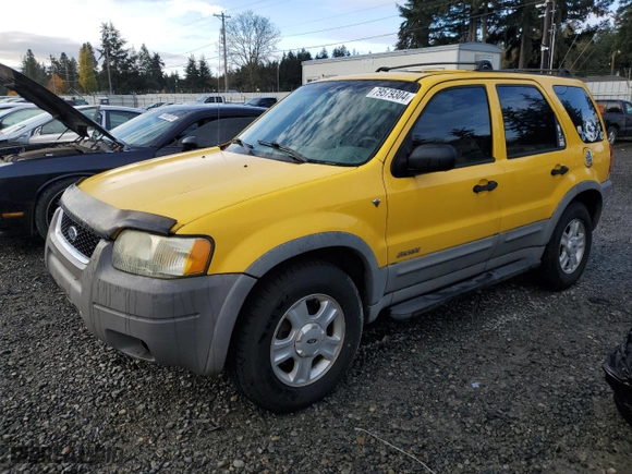 2002 Ford Escape Limited with VIN 1FMCU04102KB00008, listed as a Copart auction lot 79579304 with 137,582 mi miles and Clean Title. Bid and sale history available at carsss.com. Image 1.