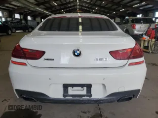 2015 BMW 6 Series 650i xDrive with VIN WBA6B4C54FD761440, listed as a Copart auction lot 45851515 with 64,060 mi miles and Salvage Title. Bid and sale history available at DreamBid. Image 6.