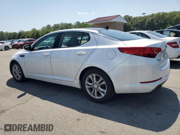 2013 Kia Optima EX z VIN 5XXGN4A76DG238524, wystawiony jako Copart lot #61541595 z przebiegiem 222 783 mil mil oraz Szkoda całkowita • Salvage title. Historia ofert i sprzedaży dostępna na DreamBid. Obrazek 2.