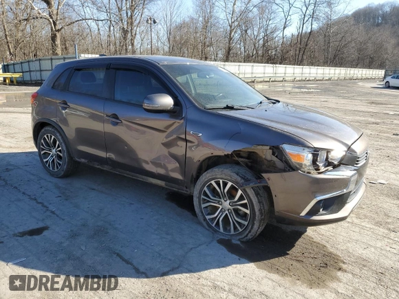 2017 Mitsubishi Outlander ES with VIN JA4AP3AU8HZ009792, listed as a Copart auction lot 48475115 with 123,460 mi miles and Salvage title. Bid and sale history available at DreamBid. Image 4.