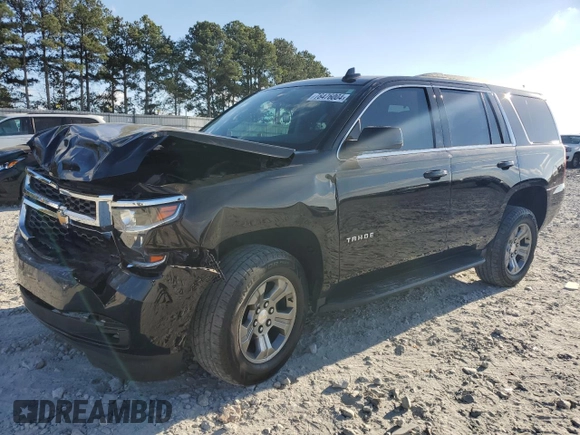 2020 Chevrolet Tahoe LS with VIN 1GNSCAKC1LR184711, listed as a Copart auction lot 78476004 with 109,240 mi miles and Salvage title. Bid and sale history available at DreamBid. Image 1.