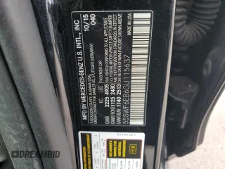 2016 Mercedes-Benz C 450 AMG with VIN 55SWF6EB6GU115637, listed as a Copart auction lot 48511815 with 118,824 mi miles and Clean Title. Bid and sale history available at carsss.com. Image 12.