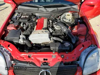 2000 Mercedes-Benz SLK-Class Kompressor with VIN WDBKK47F2YF161123, listed as a Copart auction lot 74316614 with 95,071 mi miles and Salvage Title. Bid and sale history available at carsss.com. Image 11.