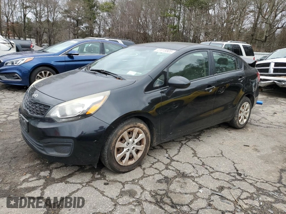 2014 Kia Rio LX with VIN KNADM4A37E6347641, listed as a Copart auction lot 41618805 with 143,921 mi miles and Clean Title. Bid and sale history available at DreamBid. Image 1.