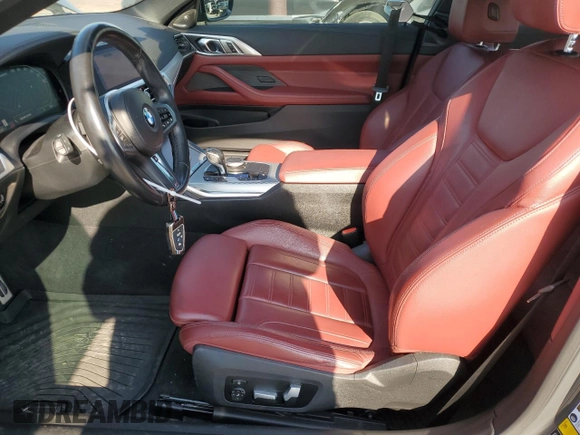 2021 BMW 4 Series M440i xDrive with VIN WBA13AR05MCF92780, listed as a Copart auction lot 42741285 with 41,751 mi miles and Salvage Title. Bid and sale history available at DreamBid. Image 7.