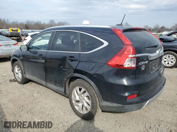 2015 Honda CR-V EX-L with VIN 2HKRM4H7XFH667125, listed as a Copart auction lot 47731145 with 134,682 mi miles and Salvage Title. Bid and sale history available at carsss.com. Image 2.