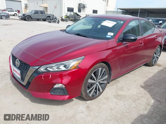 2020 Nissan Altima SR with VIN 1N4BL4CV9LC162426, listed as a IAAI auction lot 41887255 with 86,517 mi miles and . Bid and sale history available at carsss.com. Image 2.