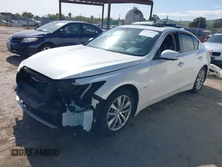 2017 Infiniti Q50 3.0t Premium with VIN JN1EV7AP0HM735273, listed as a IAAI auction lot 41974059 with 82,824 mi miles. Bid and sale history available at carsss.com. Image 18.