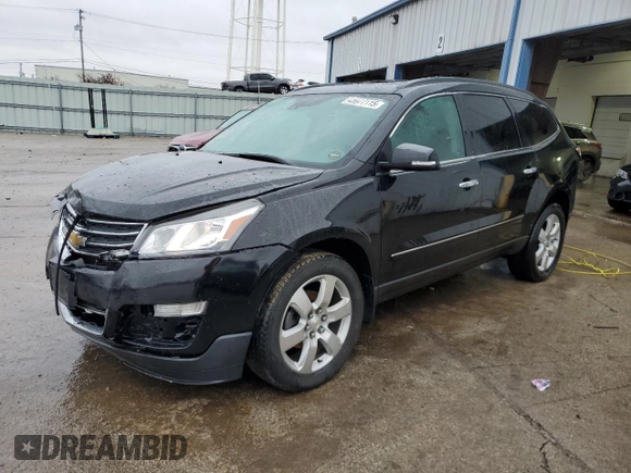 2017 Chevrolet Traverse Premier with VIN 1GNKVJKD4HJ174490, listed as a Copart auction lot 43977115 with 130,144 mi miles and Salvage Title. Bid and sale history available at DreamBid. Image 1.