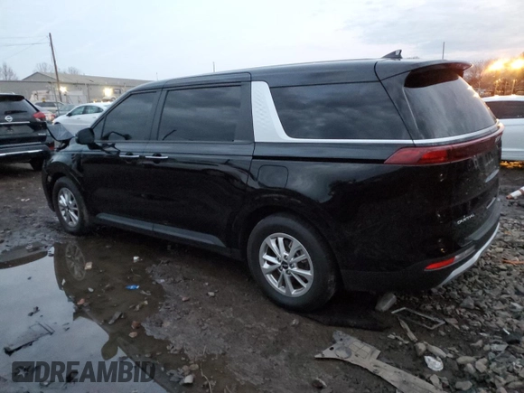 2023 Kia Carnival LX with VIN KNDNB4H32P6290920, listed as a Copart auction lot 82141794 with 28,597 mi miles and Salvage Title. Bid and sale history available at carsss.com. Image 2.