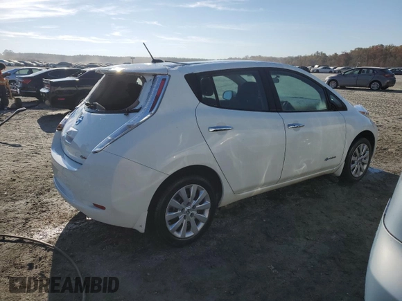 2016 Nissan LEAF S with VIN 1N4BZ0CP9GC314543, listed as a Copart auction lot 77091334 with 49,905 mi miles and Salvage Title. Bid and sale history available at carsss.com. Image 3.