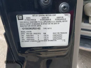 2002 Cadillac Escalade z VIN 1GYEK63N02R201402, wystawiony jako IAAI lot #42281859 z przebiegiem Nie podano mil oraz . Historia ofert i sprzedaży dostępna na DreamBid. Obrazek 9.