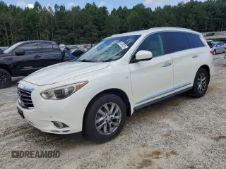 2015 Infiniti QX60 z VIN 5N1AL0MMXFC516202, wystawiony jako Copart lot #61034825 z przebiegiem 131 582 mil mil oraz Czysty tytuł • Clean title. Historia ofert i sprzedaży dostępna na DreamBid. Obrazek 1.