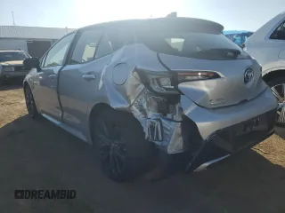 2025 Toyota Corolla Hatchback XSE with VIN JTNC4MBE5S3233886, listed as a Copart auction lot 75910214 with 743 mi miles and Salvage Title. Bid and sale history available at carsss.com. Image 2.