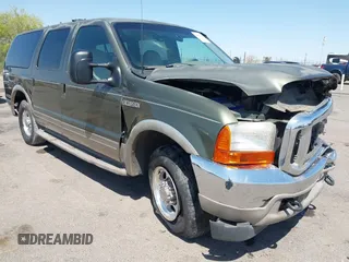 2000 Ford Excursion Limited с VIN 1FMNU42SXYED84573, выставлен на аукционе IAAI как лот 41993833 с пробегом 160 793 миль миль и . История ставок и продаж доступна на DreamBid. Изображение 1.