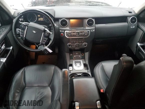 2016 Land Rover LR4 HSE Lux with VIN SALAK2V69GA829847, listed as a Copart auction lot 48519875 with 185,226 mi miles and Salvage title. Bid and sale history available at DreamBid. Image 8.