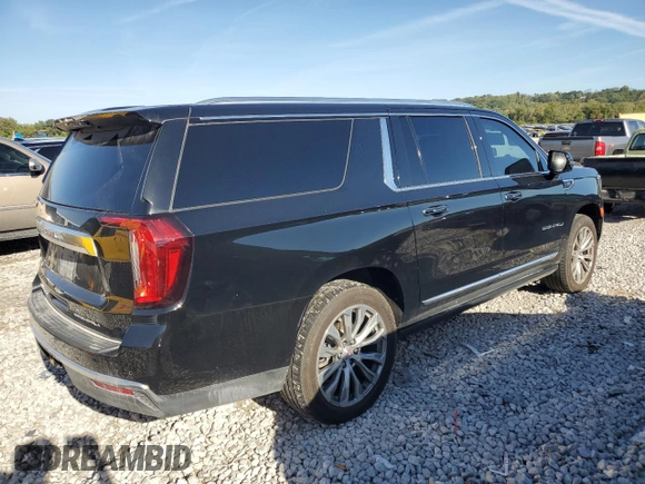 2022 GMC Yukon XL Denali with VIN 1GKS2JKT2NR112645, listed as a Copart auction lot 72086664 with 72,172 mi miles and Salvage Title. Bid and sale history available at carsss.com. Image 3.