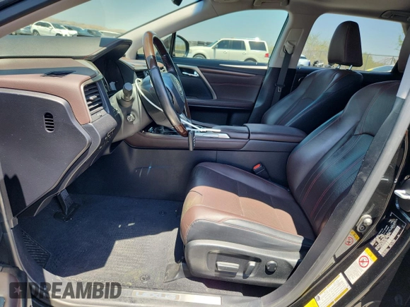 2019 Lexus RX 350L Premium with VIN JTJDZKCA4K2019484, listed as a Copart auction lot 60452455 with 66,007 mi miles and Salvage title. Bid and sale history available at DreamBid. Image 7.