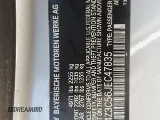 2018 BMW 4 Series 430i xDrive with VIN WBA4Z3C56JEC47835, listed as a Copart auction lot 59379125 with 159,907 mi miles and Salvage title. Bid and sale history available at DreamBid. Image 12.