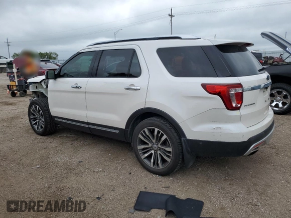 2017 Ford Explorer Platinum with VIN 1FM5K8HT0HGC84337, listed as a Copart auction lot 64239935 with 74,400 mi miles and Salvage title. Bid and sale history available at DreamBid. Image 2.
