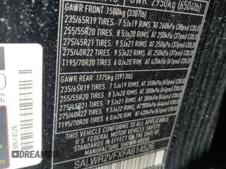 2015 Land Rover Range Rover Sport HSE with VIN SALWR2VFXFA614526, listed as a Copart auction lot 52218995 with 148,306 mi miles and Clean title. Bid and sale history available at DreamBid. Image 13.