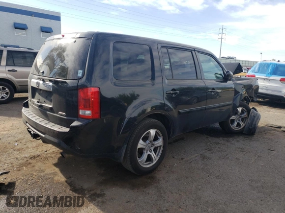 2013 Honda Pilot EX-L with VIN 5FNYF4H5XDB011507, listed as a Copart auction lot 57423495 with 279,435 mi miles and Salvage title. Bid and sale history available at DreamBid. Image 3.