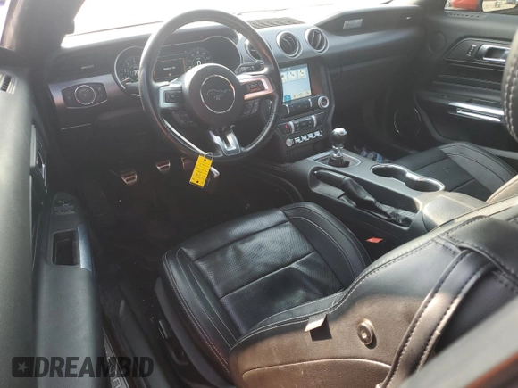 2018 Ford Mustang GT with VIN 1FA6P8CF3J5184669, listed as a Copart auction lot 58906205 with 37,343 mi miles and Salvage title. Bid and sale history available at DreamBid. Image 8.