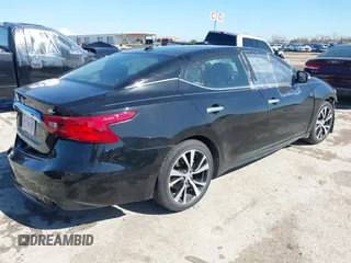 2018 Nissan Maxima SV with VIN 1N4AA6AP3JC387178, listed as a IAAI auction lot 41753170 with 112,538 mi miles and . Bid and sale history available at carsss.com. Image 4.