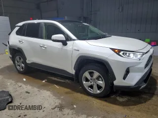 2020 Toyota RAV4 Hybrid Limited with VIN JTMDWRFV6LD540456, listed as a Copart auction lot 44146595 with 36,561 mi miles and Salvage Title. Bid and sale history available at carsss.com. Image 4.