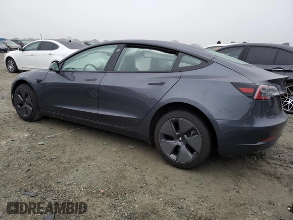 2023 Tesla Model 3 with VIN 5YJ3E1EA4PF426968, listed as a Copart auction lot 85933574 with Not Provided miles and Salvage Title. Bid and sale history available at DreamBid. Image 2.