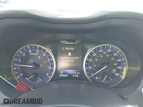 2014 Infiniti Q50 z VIN JN1BV7AP2EM681053, wystawiony jako IAAI lot #41395566 z przebiegiem 230 055 mil mil oraz . Historia ofert i sprzedaży dostępna na DreamBid. Obrazek 7.