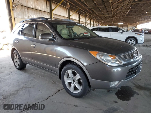 2009 Hyundai Veracruz GLS with VIN KM8NU13CX9U082813, listed as a Copart auction lot 49633575 with 183,370 mi miles and Salvage title. Bid and sale history available at DreamBid. Image 4.