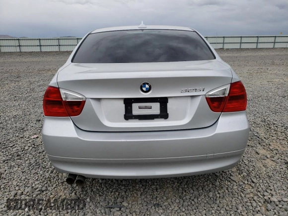 2006 BMW 3 Series 325i with VIN WBAVB13506KR59910, listed as a Copart auction lot 54754715 with 107,181 mi miles and Salvage title. Bid and sale history available at DreamBid. Image 6.
