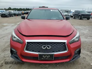 2019 Infiniti Q50 RED SPORT 400 with VIN JN1FV7AP5KM761024, listed as a Copart auction lot 85488304 with 91,709 mi miles and Salvage Title. Bid and sale history available at carsss.com. Image 5.