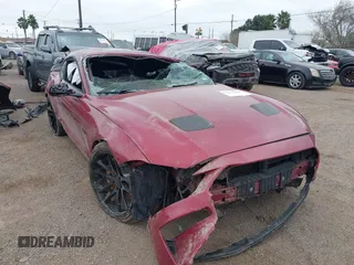 2018 Ford Mustang GT with VIN 1FA6P8CF2J5171122, listed as a IAAI auction lot 41214704 with 95,972 mi miles. Bid and sale history available at carsss.com. Image 1.