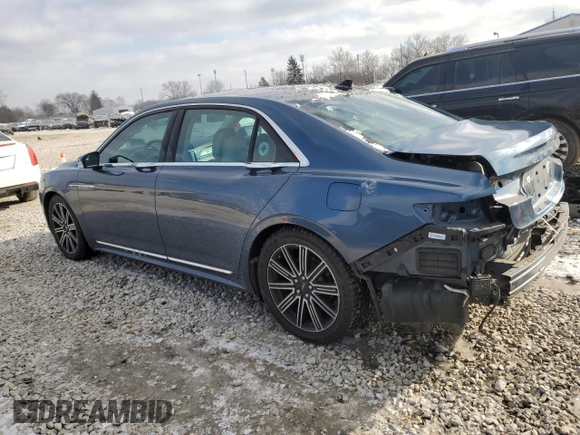 2019 Lincoln Continental Reserve with VIN 1LN6L9NPXK5602112, listed as a Copart auction lot 88939925 with 95,940 mi miles and Salvage Title. Bid and sale history available at carsss.com. Image 2.