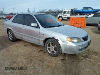 2003 Mazda Protege DX with VIN JM1BJ225830202261, listed as a IAAI auction lot 41273338 with 163,003 mi miles and . Bid and sale history available at DreamBid. Image 1.