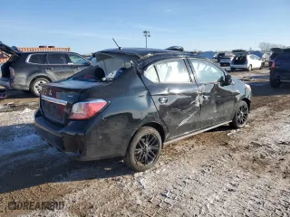 2022 Mitsubishi Mirage G4 ES with VIN ML32FUFJ2NHF07091, listed as a Copart auction lot 46299345 with 0 mi miles and Salvage Title. Bid and sale history available at carsss.com. Image 3.