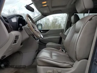 2012 Nissan Quest SL with VIN JN8AE2KPXC9032857, listed as a Copart auction lot 53962625 with 115,093 mi miles and Salvage Title. Bid and sale history available at carsss.com. Image 7.