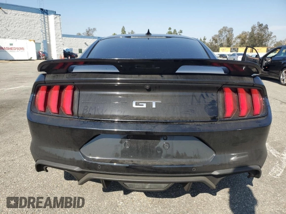 2020 Ford Mustang GT with VIN 1FA6P8CF3L5136351, listed as a Copart auction lot 52366765 with 39,475 mi miles and Salvage title. Bid and sale history available at DreamBid. Image 6.