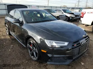 2018 Audi S4 Premium Plus with VIN WAUB4AF46JA198198, listed as a Copart auction lot 65076332 with 63,407 mi miles. Bid and sale history available at carsss.com. Image 1.