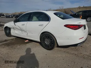 2023 Mercedes-Benz C 300 with VIN W1KAF4HB6PR142266, listed as a Copart auction lot 52414115 with 14,569 mi miles and Salvage Title. Bid and sale history available at DreamBid. Image 2.