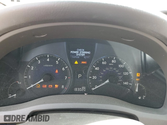 2011 Lexus RX 350 with VIN 2T2BK1BA5BC106429, listed as a Copart auction lot 54818655 with 183,020 mi miles and Salvage Title. Bid and sale history available at DreamBid. Image 9.
